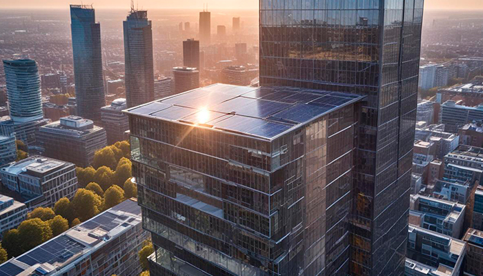 El uso de paneles solares para empresas y edificios se ha convertido en una opción viable.