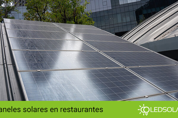 Descubre los paneles solares en restaurantes