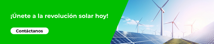 Contáctanos y únete a la revolución solar. 